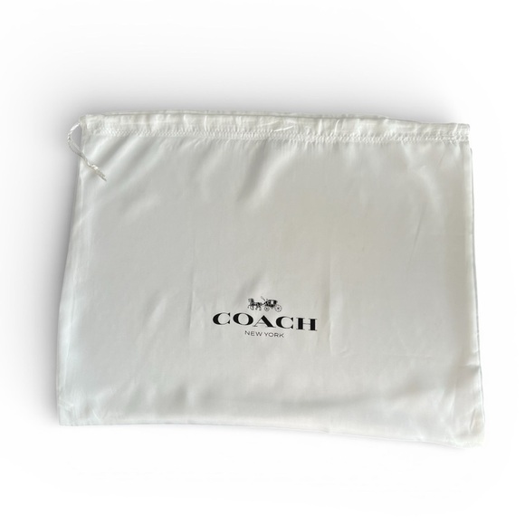 Coach F14877 Signature Black Gray C Jacquard Purse Patent Leather & Dust Bag - Picture 13 of 13